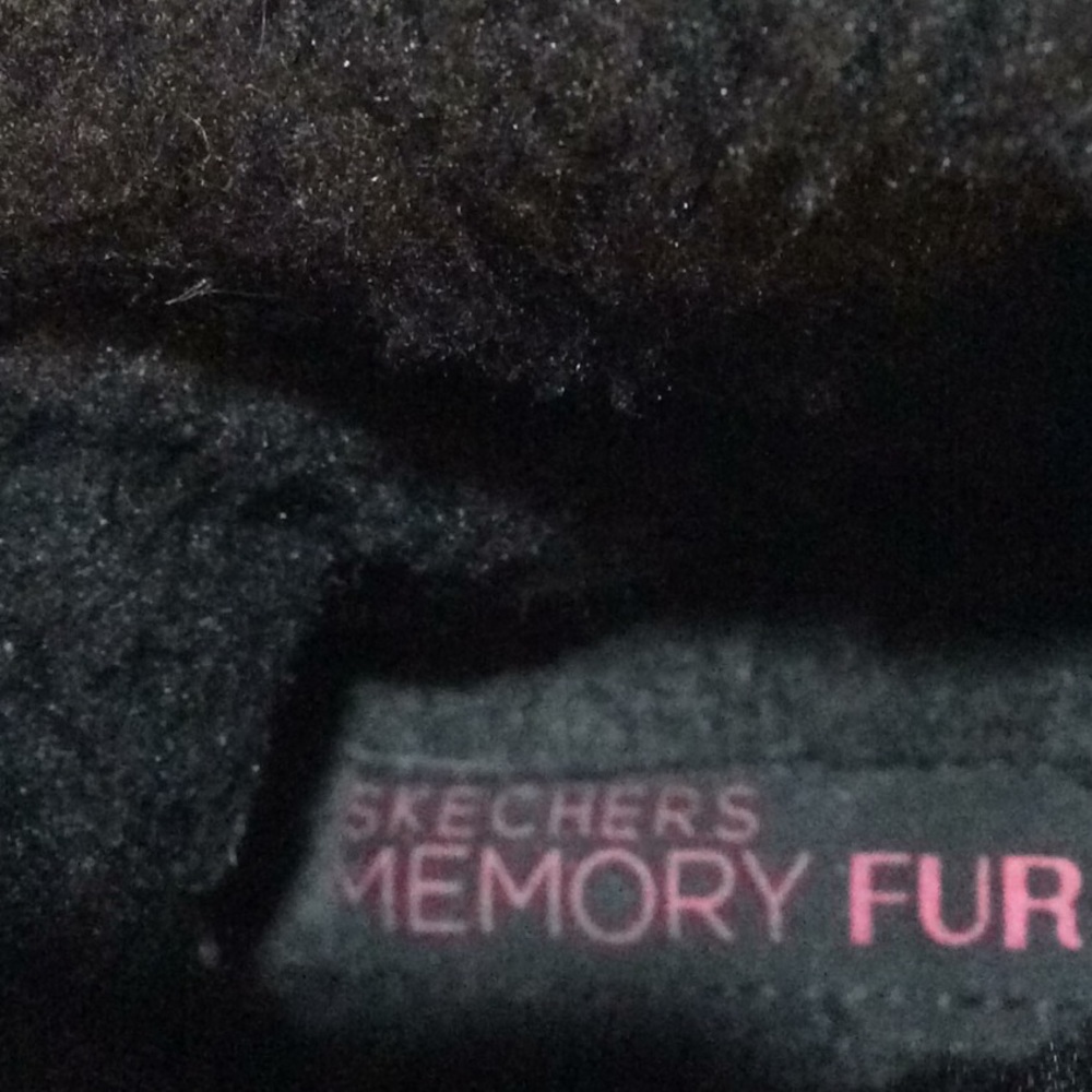 Sketchers on the Go Memory Fur Ankle Boots, black - Picture 7 of 9
